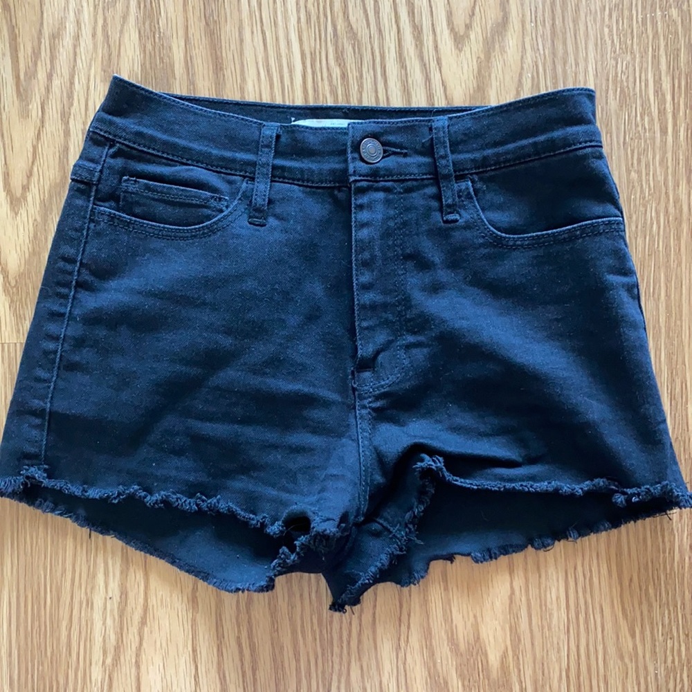 Abercrombie and Fitch black shorts size 2